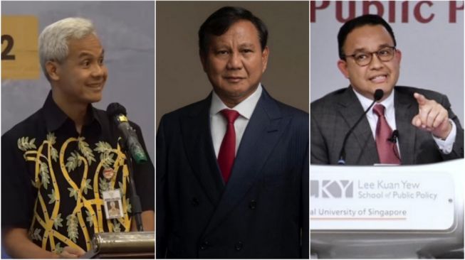 Nestapa Elektabilitas Prabowo Dibantai Ganjar, Nasib Anies Lebih Miris
