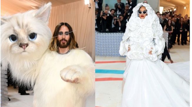 Outfit Paling Unik dan Nyeleneh di Met Gala 2023, dari Kostum Kucing hingga Manusia Silver!