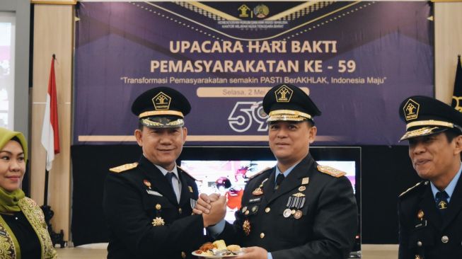 Gelar Upacara Hari Bhakti Pemasyarakatan Ke-59, Kemenkumham NTB Siap Melakukan Transformasi dengan Bekerja Semakin Pasti