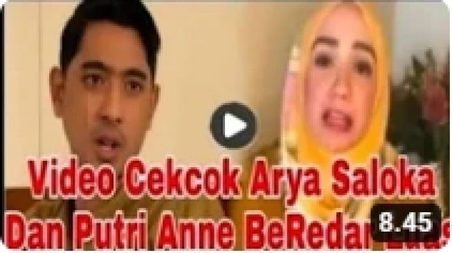 Kabar Arya Saloka dan Putri Anne terlibat cekcok [YouTube: Amanda Chanel]