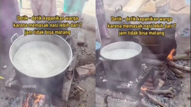 Viral Warga Panik Mau Hajatan Nasinya Tak Kunjung Matang Padahal Sudah Dimasak 7 Jam, Karena Mistis?