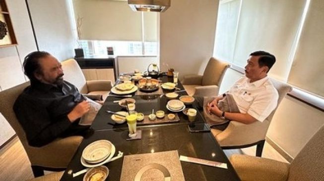 4 Poin-poin Penting Pertemuan Luhut dan Surya Paloh, Bawa-bawa Anies Baswedan