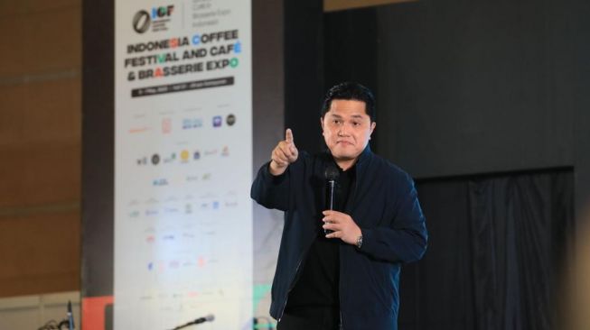 Erick Thohir Buka BRI & Pegadaian ICF 2023, BUMN Terbukti Jadi Solusi Ekosistem Kopi Nasional