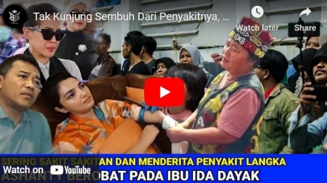 Hoaks Ida Dayak sembuhkan Ashanty. 