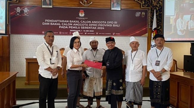 Bacalon DPD RI dari Bali Hendak Dikawal 800 Anggota Ormas Saat Daftar ke KPU, Tapi Batal