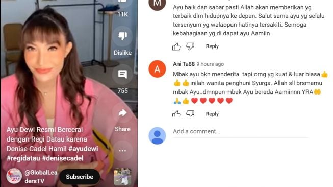 Ayu Dewi. (YouTube/@GlobarLeadersTV)