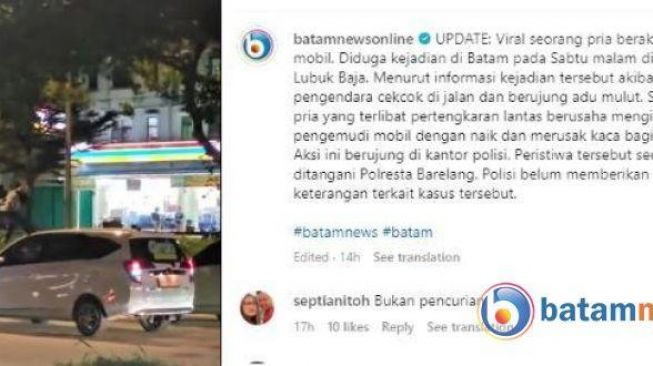 Polisi Menangkap Pelaku Viral yang Merusak Mobil Toyota Calya di Batam