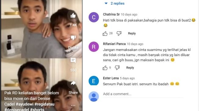 Regi Datau dan Ayu Dewi. (YouTube/GlobalLeadersTV)