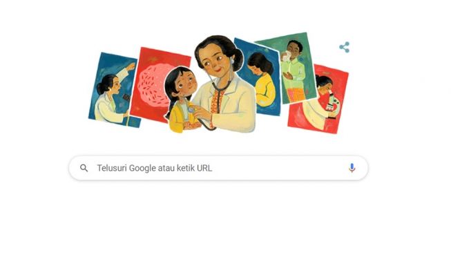 Google Doodle Hari Ini Mengenang Prof. Dr. Sulianti Saroso