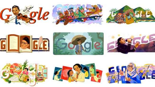 5 Seniman Asal Indonesia yang Pernah Bikin Google Doodle