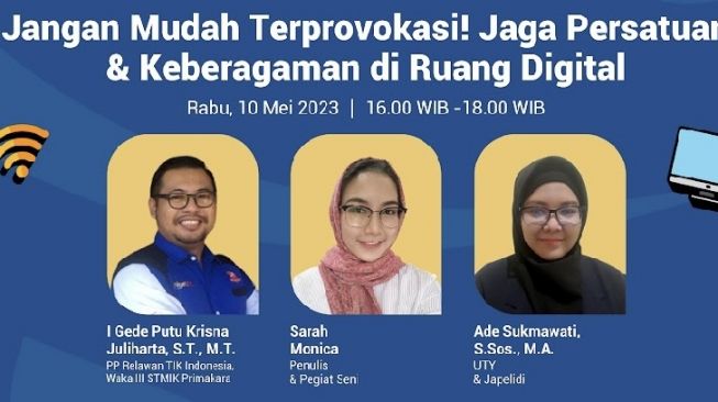 Tenang dan Bersikap Kritis, Kunci Hadapi Provokasi di Ruang Digital