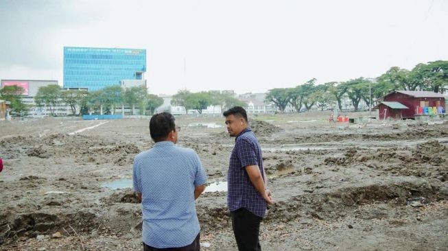 Bobby Sebut Progres Revitalisasi Lapangan Merdeka Medan Capai 80 Persen