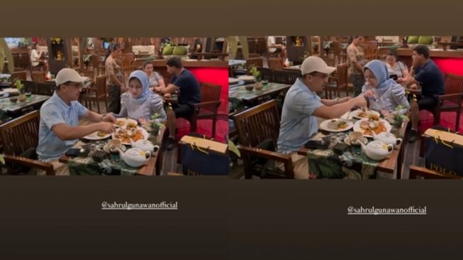 Potret Honeymoon Syahrul Gunawan dan Istri (Instagram/@sahrulgunawanofficial)