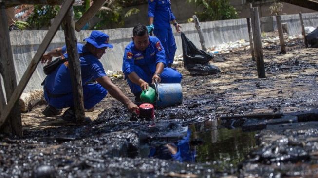 Dampak Pencemaran Limbah Minyak, Nelayan Pantai Melayu Batam Bisa Berbulan-bulan Tak Melaut