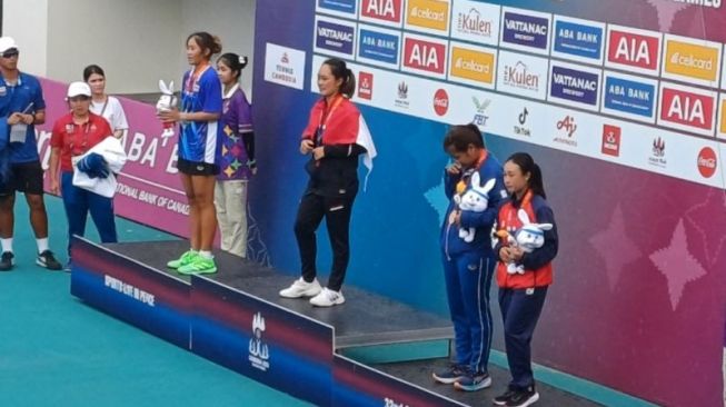 SEA Games 2023: Priska Madelyn Nugroho Raih Emas Tunggal Putri Tenis