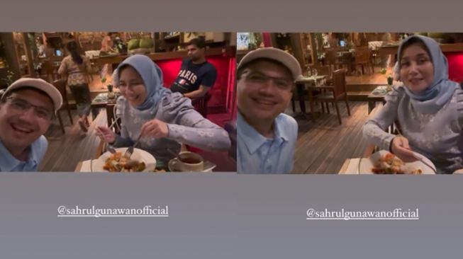 Potret Honeymoon Syahrul Gunawan dan Istri (Instagram/@sahrulgunawanofficial)