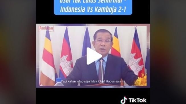 Hoax PM Kamboja marah (Tiktok/nohoax33)