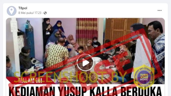 CEK FAKTA: Diselimuti Tangis, Jokowi dan Ahok Layat ke Kediaman Yusuf Kalla, Benarkah? [Turnbackhoax.id]