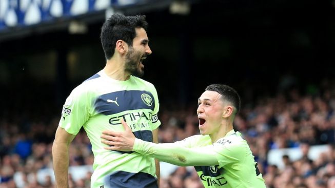 Hasil Liga Inggris: Pesta Gol di Kandang Everton, Manchester City Kian Dekat Angkat Trofi