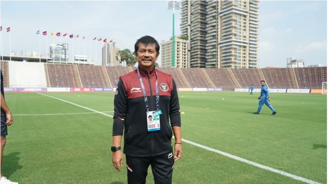 Pelatih Timnas U-22, Indra Sjafrie (pssi)