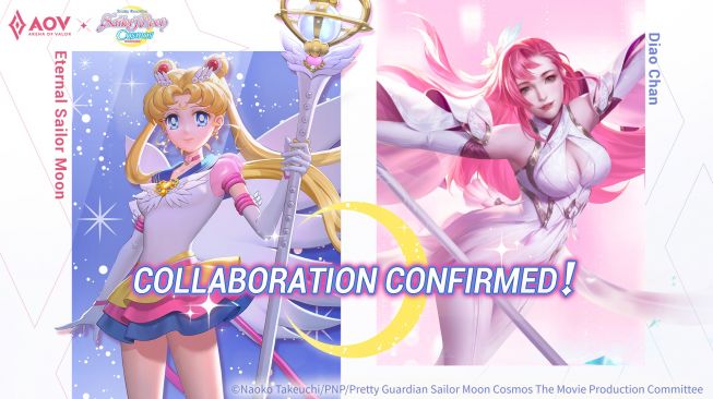 Kolaborasi AOV dan Pretty Guardian Sailor Moon Cosmos The Movie Hadirkan Efek dan Skin Terbatas Eternal Sailor Moon!