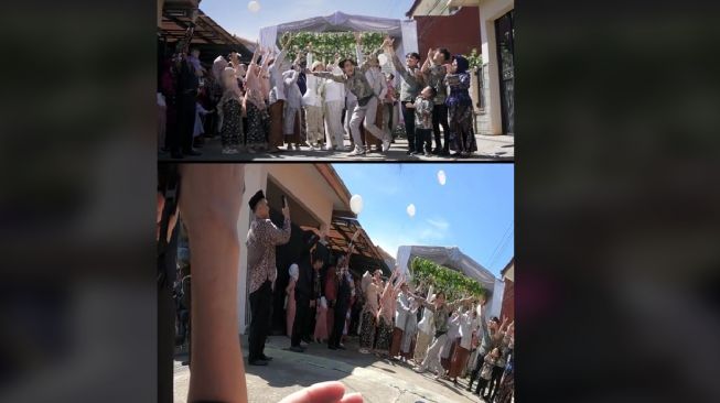 Viral Pria Rusak Momen Foto Pengantin Bikin Netizen Kesal: Mantan Kekasih atau Sekadar Sok Asik??