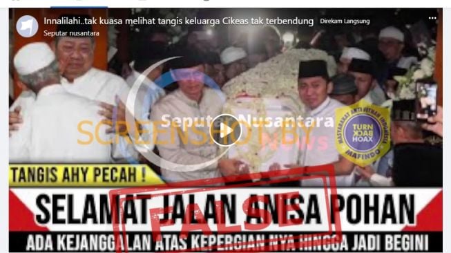 CEK FAKTA: Ada Kejanggalan, Anisa Pohan Meninggal Dunia Buat Tangis Keluarga Cikeas Pecah, Benarkah?