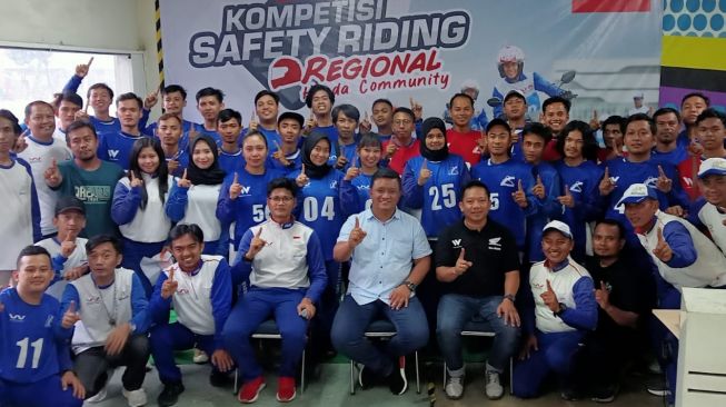 Kompetisi regional "Safety Riding Regional Advisor Dealer and Community 2023" oleh PT Wahana Makmur Sejati, main dealer sepeda motor Honda Jakarta Tangerang [PT WMS].