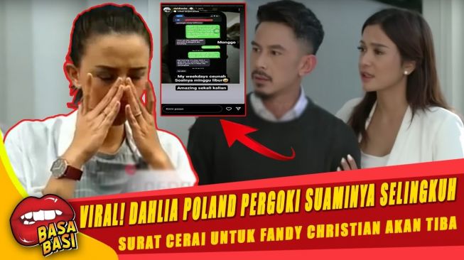 CEK FAKTA: Dahlia Poland Ceraikan Fandy Christian Usai Keciduk Selingkuh, Benarkah?