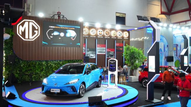 MG Pamerkan Jajaran Produk Mobil Listrik di PEVS 2023