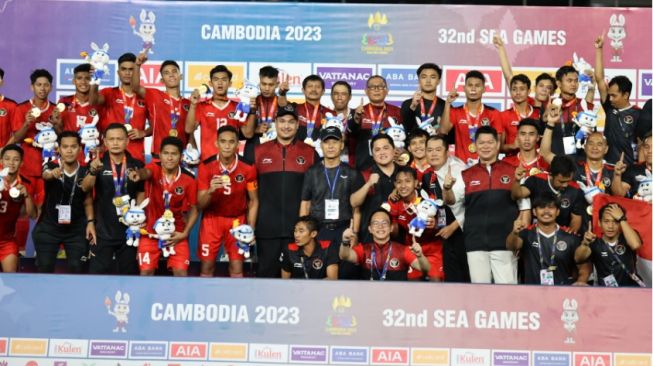 Timnas U-22 Indonesia raih medali emas Sea Games Kamboja 2023 (pssi.org)