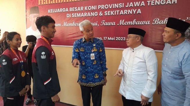 Ganjar Bantu Wujudkan Mimpi Atlet Jateng Peraih Emas SEA Games