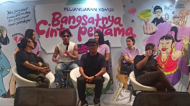 Konferensi pers film First Love Bangsatnya di Central Park Mall, Jakarta Barat, Sabtu (20/5/2023). [Rena Pangesti/Pahami.id]