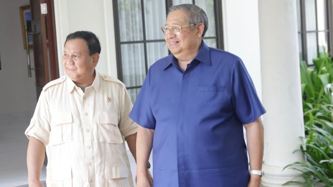Prabowo Bicara Empat Mata dengan SBY di Pacitan, Apa yang Dibahas?