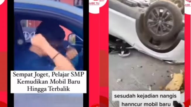 Pelajar Smp Joget Joget Pamer Mobil Baru Endingnya Nangis Netizen