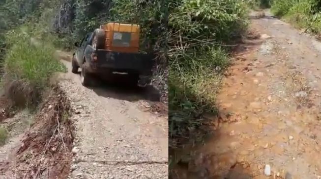 Bahaya Nih Pak Jokowi! Ada Jalan Rusak Berat di Kolaka, Bikin Kebutuhan Pokok Harganya Naik Hingga 100 Persen Lebih