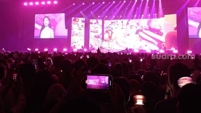 Konser Red Velvet di ICE BSD, Tangerang Selatan pada Sabtu (20/5/2023) [Pahami.id/ Rena Pangest]