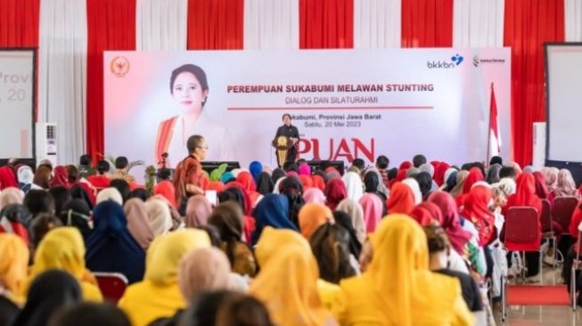 Peringati Harkitnas, Puan Ajak Perempuan di Sukabumi Perangi Bahaya Stunting Pada Anak