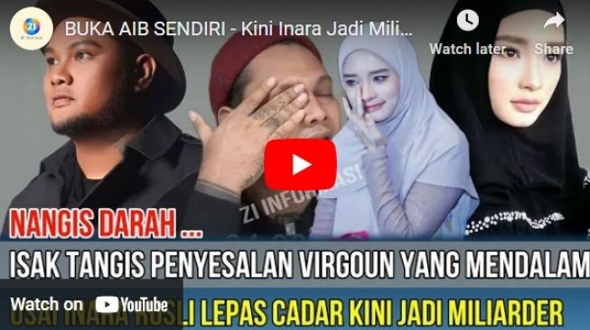 Hoaks Inara Rusli tolak ajakan rujuk Virgoun. 