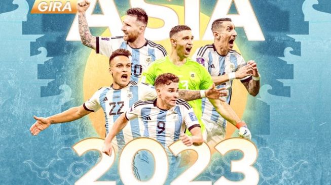 Daftar Pemain Argentina Dibawa ke Jakarta Melawan Timnas Indonesia, Full Team Ada Lionel Messi dan Angel Di Maria