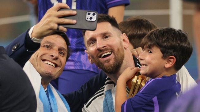 Sosok Javier Zanetti, 'Pemain Kunci' di Balik Skuad Lionel Messi Mau Lawan Timnas Indonesia