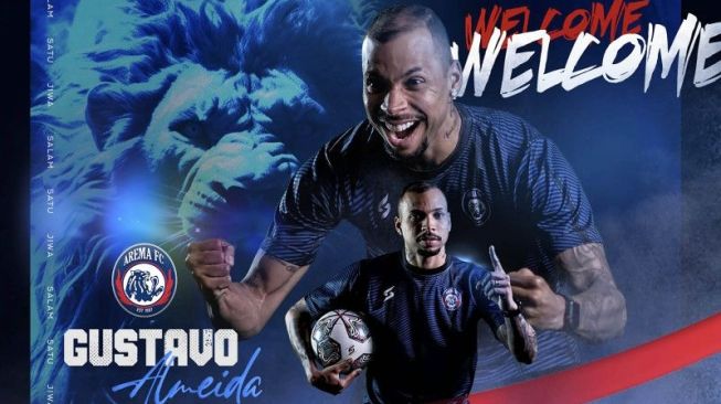 Profil Gustavo Almeida, Eks Penyerang Liga Jepang yang Direkrut Arema FC