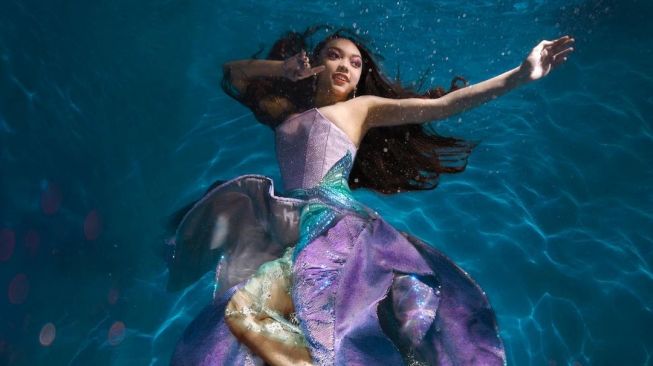 Naura Ayu menjadi Ariel Si Putri Duyung dalam kisah The Little Mermaid. [Instagram]