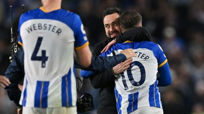 Akhiri Laju Kemenangan Man City, Brighton Dipastikan Lolos Liga Europa