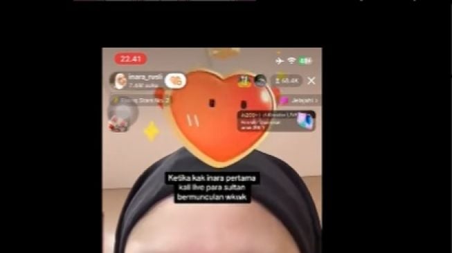 Inara Rusli dapat gift TikTok (instagram)