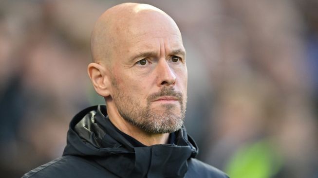 Manajer Manchester United, Erik ten Hag. [AFP]