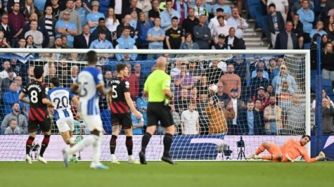 Hasil Liga Inggris: Brighton vs Manchester City Berakhir Imbang 1-1