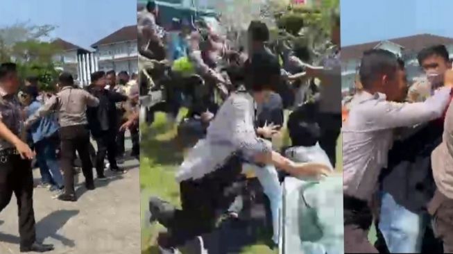 Demo Tuntut Hapus Pungli, Sejumlah Mahasiswa UIN Raden Intan Lampung Dipukuli Satpam