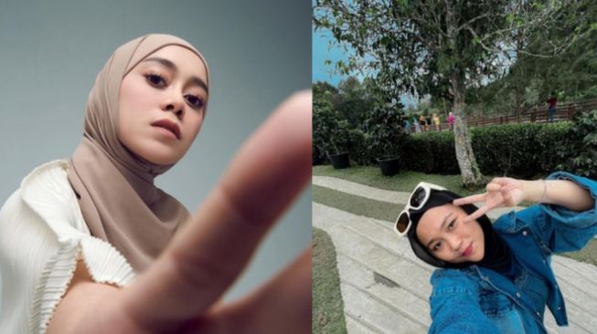 Adu Gaya Lesti Kejora dan Selfi DA (Kolase Instagram lestykejora dan lida_selfi07)