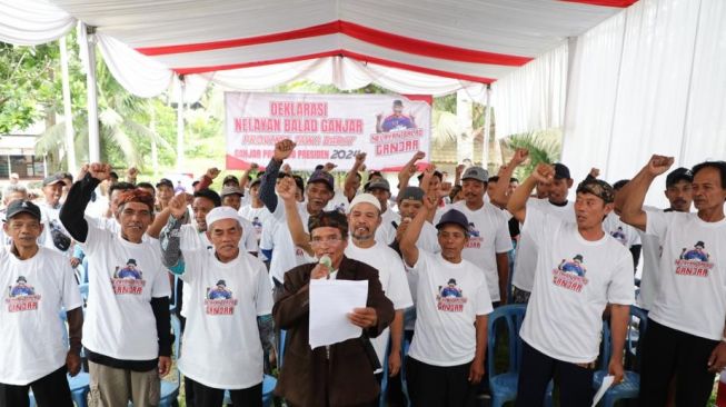 Ratusan Nelayan Kabupaten Pangandaran Sepakat Dukung Ganjar Presiden 2024